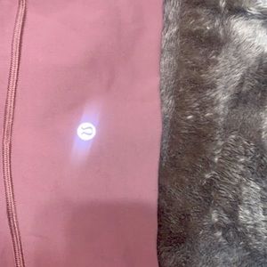 Rose pink lu lu lemon high waisted yoga pant